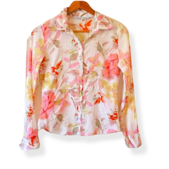 COTTON Voile Collar Shirt - Picture 1 of 8